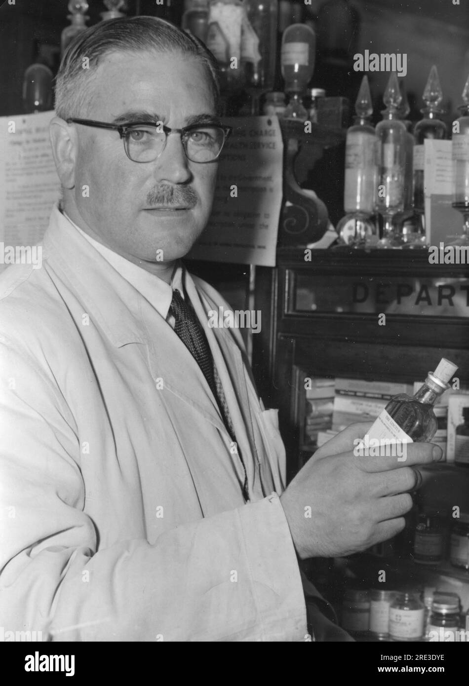 Spionage, Chemiker Ernest White, Westerham, Kent, ADDITIONAL-RIGHTS-CLEARANCE-INFO-NOT-AVAILABLE Stockfoto
