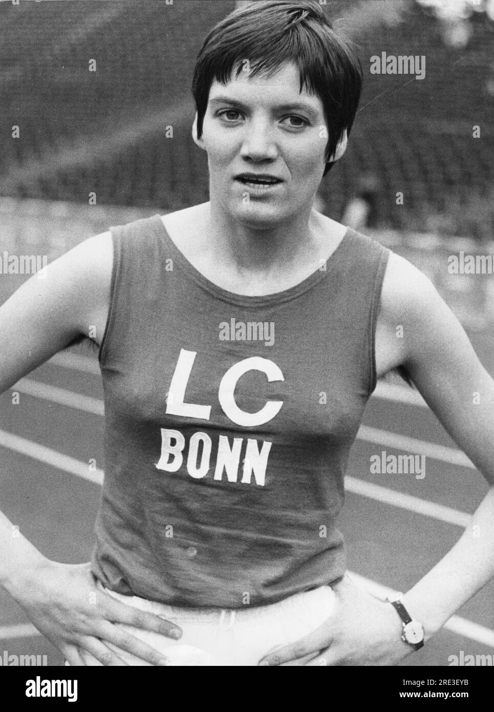 Wilden, Annelie, * 20.11.1949, deutscher Sprinter, 1970, ADDITIONAL-RIGHTS-CLEARANCE-INFO-NOT-AVAILABLE Stockfoto