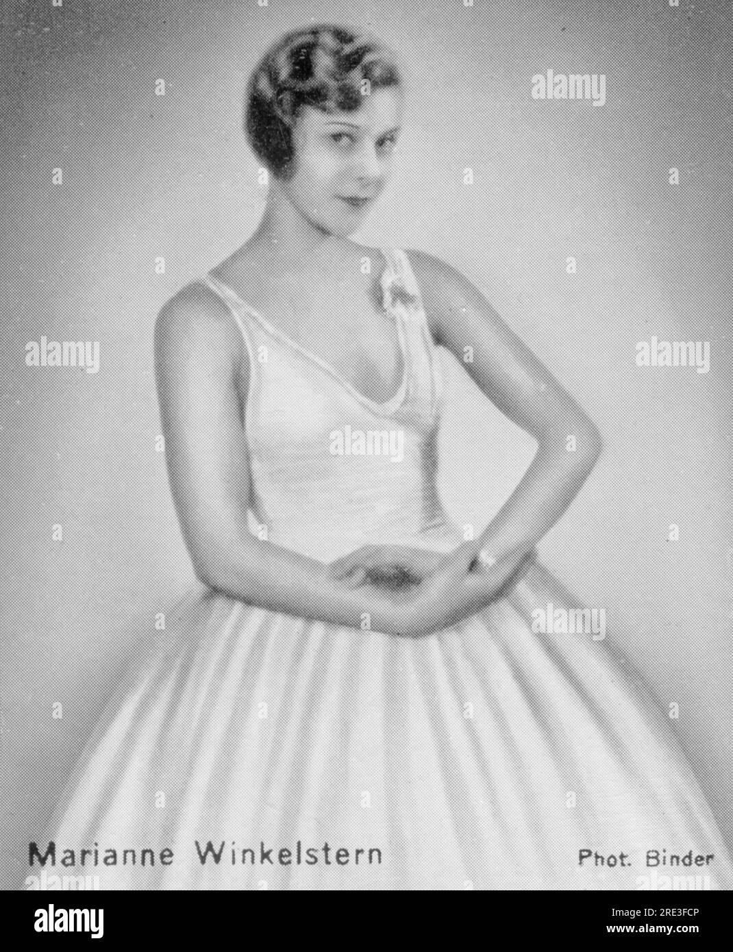 Winkelstern, Marianne, 24.3.1910 - 19.10.1966, deutsche Schauspielerin, Zigarettenkarte, ADDITIONAL-RIGHTS-CLEARANCE-INFO-NOT-AVAILABLE Stockfoto