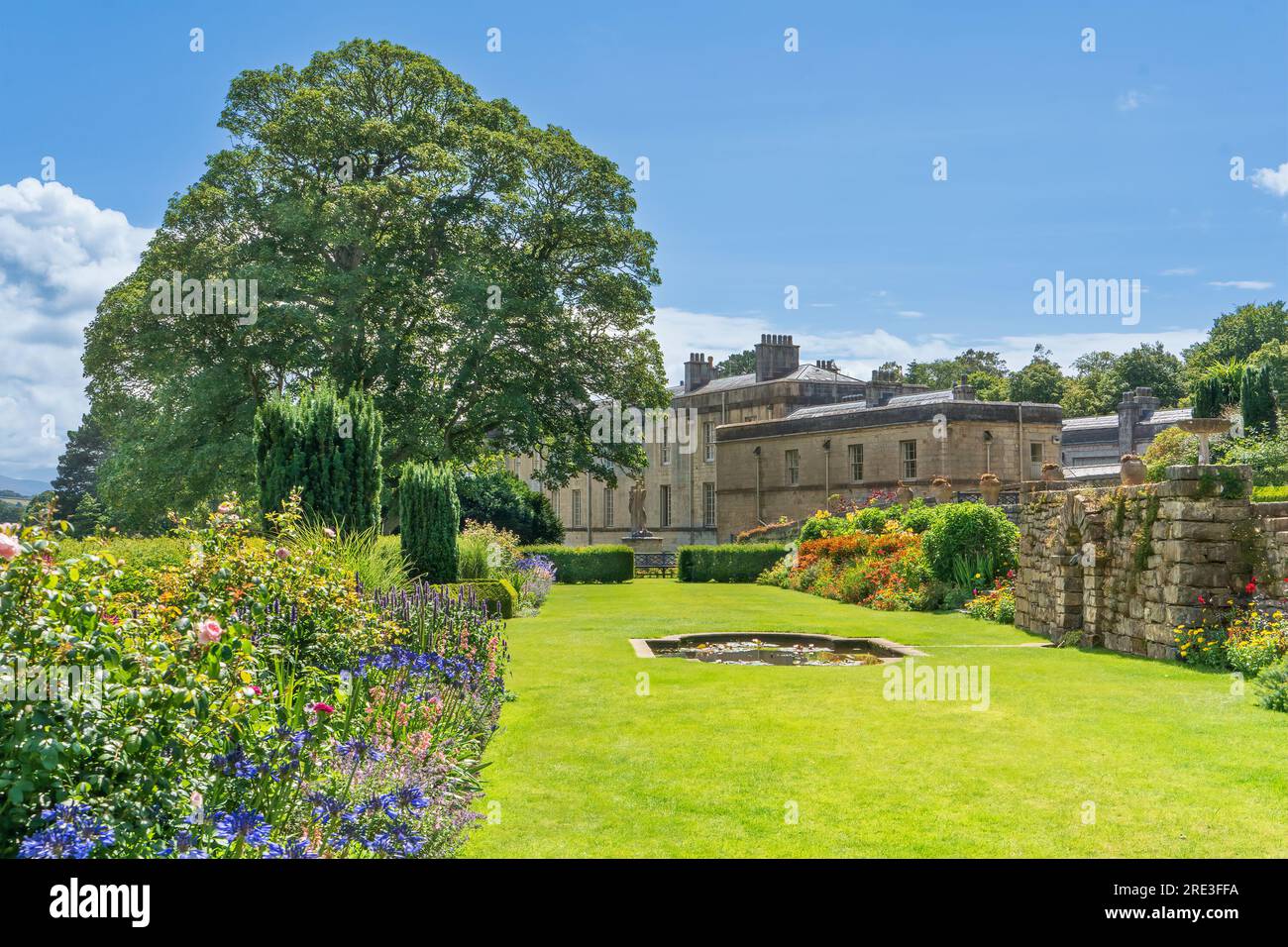 Plas Newydd Country House und Gärten Stockfoto
