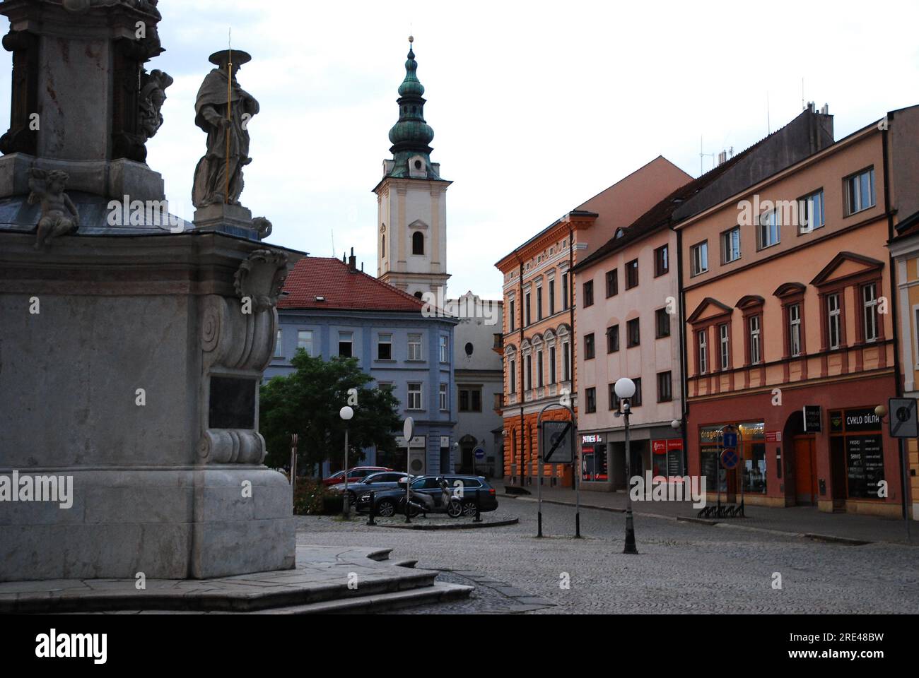 Marian Square in Uherske Hradiste (CTK Photo/Martin Hurin) Stockfoto