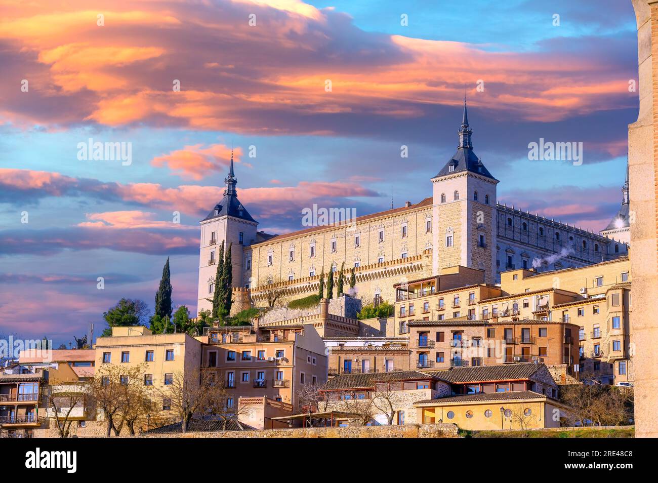 Alcazar de Toledo, Spanien Stockfoto