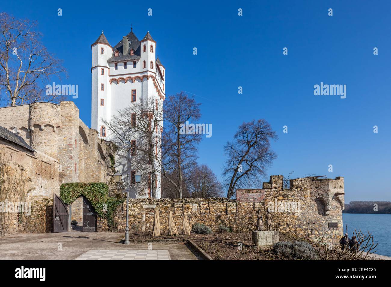 Geografie/Reisen, Deutschland, Hessen, Eltville, Eltville, Eltville Castle, Oberes Mittleres Rheintal, ZUSÄTZLICHE-RECHTE-FREIGABE-INFO-NICHT-VERFÜGBAR Stockfoto