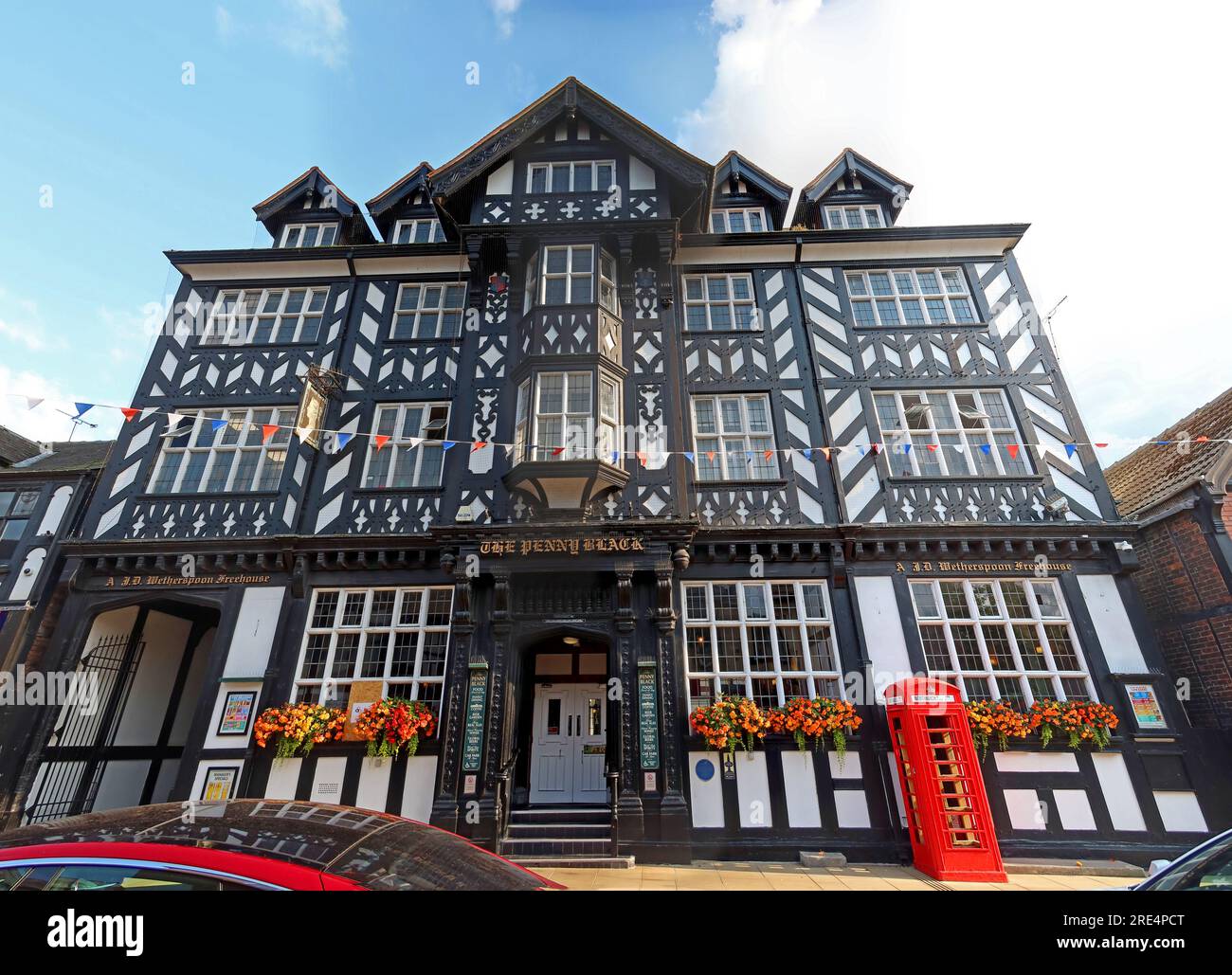 Eigens gebautes, anhebbares Postamt 1914, The Penny Black Pub, JD Wetherspoons, 110 Witton Street, Northwich, Cheshire, CW9 5AB Stockfoto