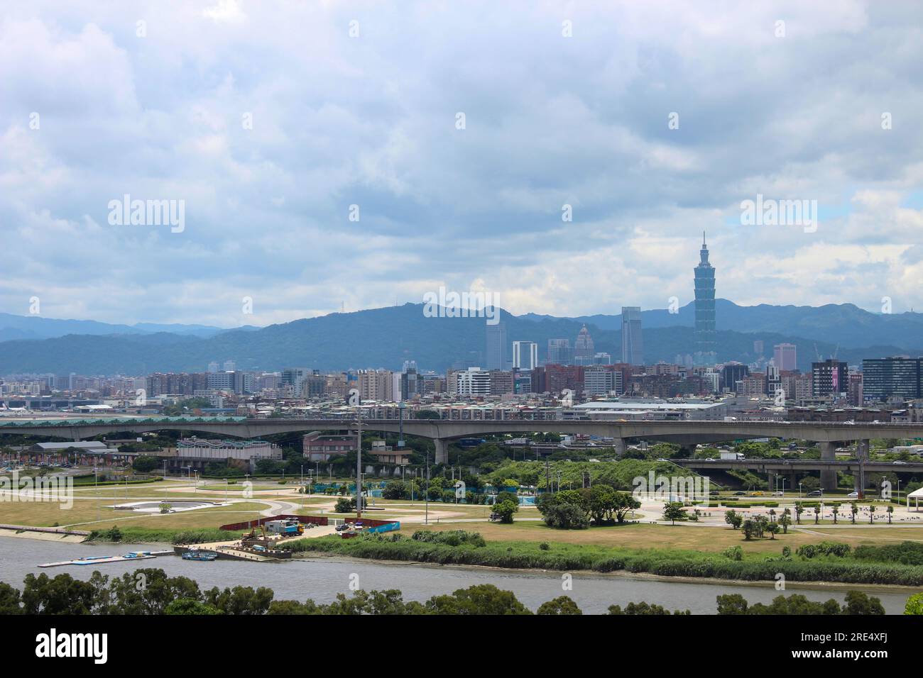 Stadtbild von Taipei Taiwan Stockfoto