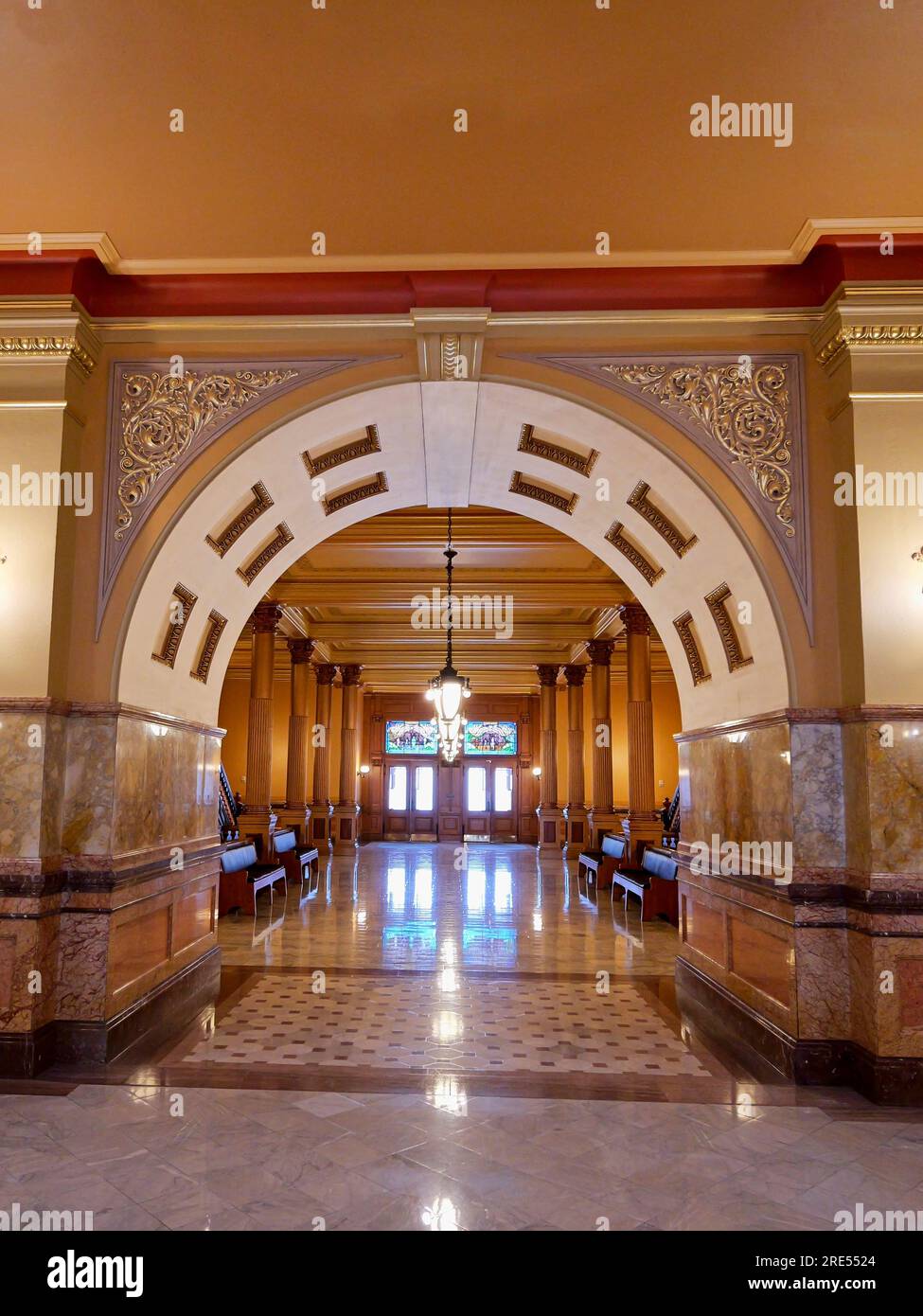 Topeka, Kansas - 22. Juli 2023: State Capitol in Topeka, KS Stockfoto