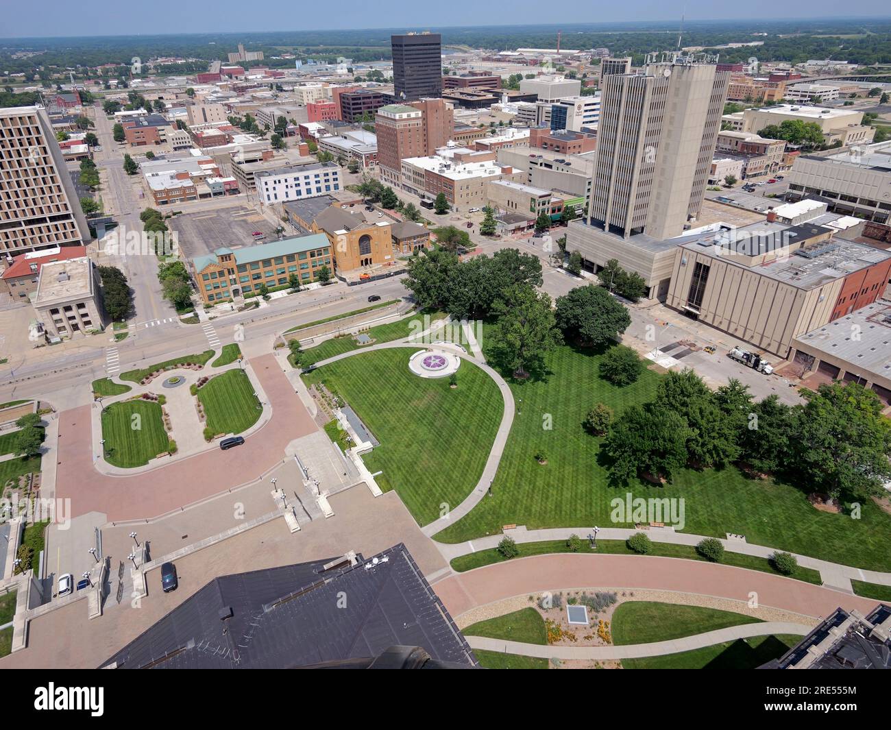 Topeka, Kansas - 22. Juli 2023: State Capitol in Topeka, KS Stockfoto