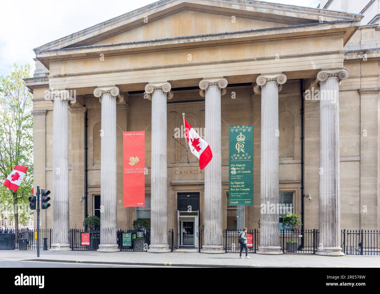 Canada House (La Maison du Canada), Pall Mall, Trafalgar Square, City of Westminster, Greater London, England, Vereinigtes Königreich Stockfoto