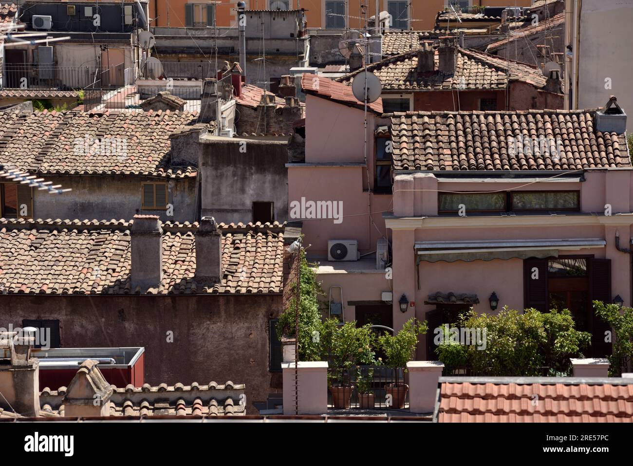 Dächer, rom, italien Stockfoto