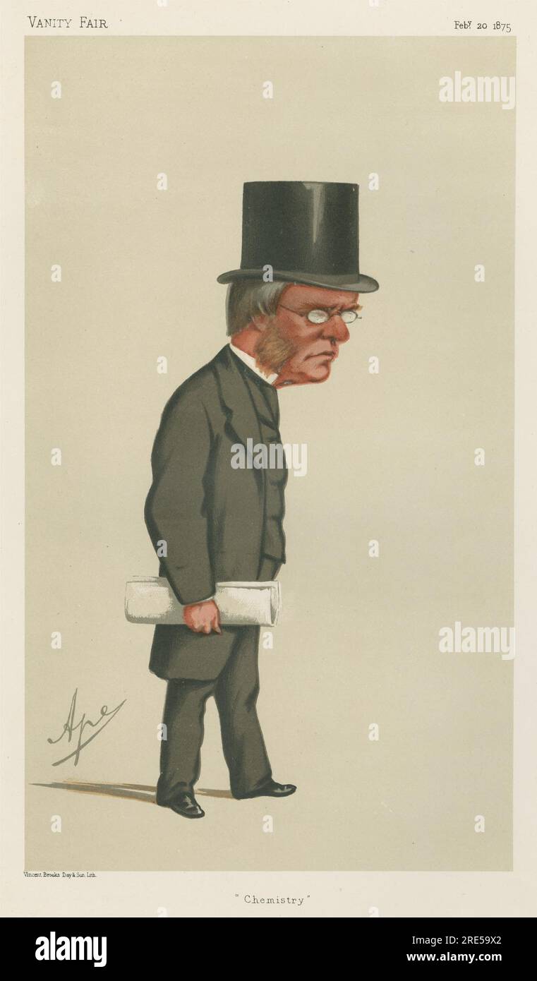 Vanity Fair - Ärzte und Wissenschaftler. Chemie. Dr. Lyon Playfair. 20. Februar 1875 1875 von Carlo Pellegrini Stockfoto