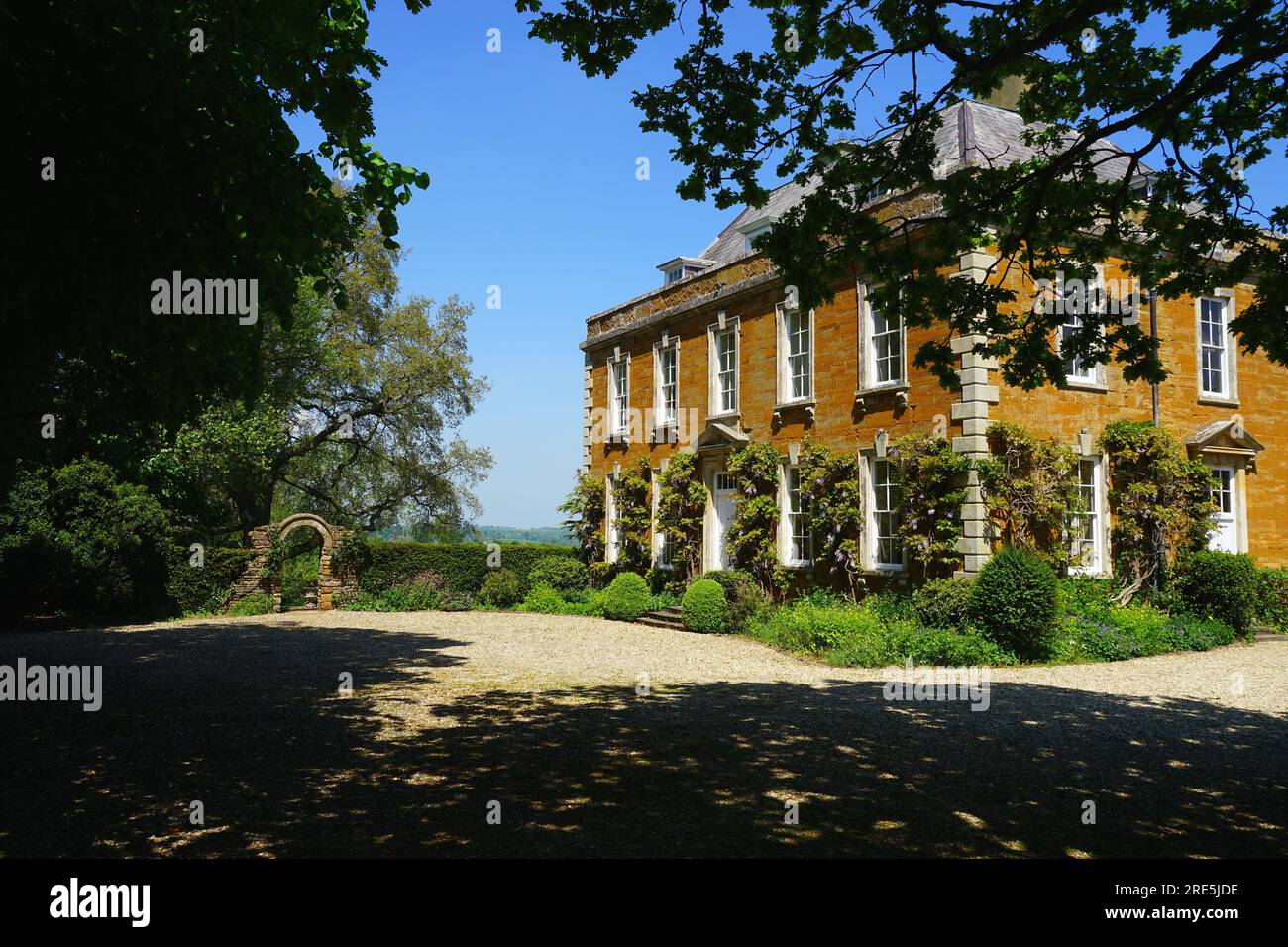 Das alte Pfarrhaus in Lamport Stockfoto