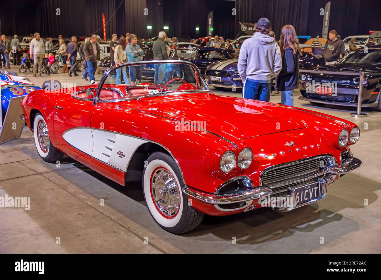 1961 Chevrolet Corvette Cabriolet 2 Stockfoto