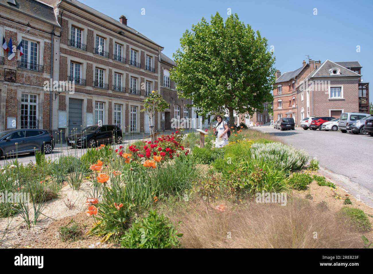 Place St Martin, St Valery sur Somme Stockfoto