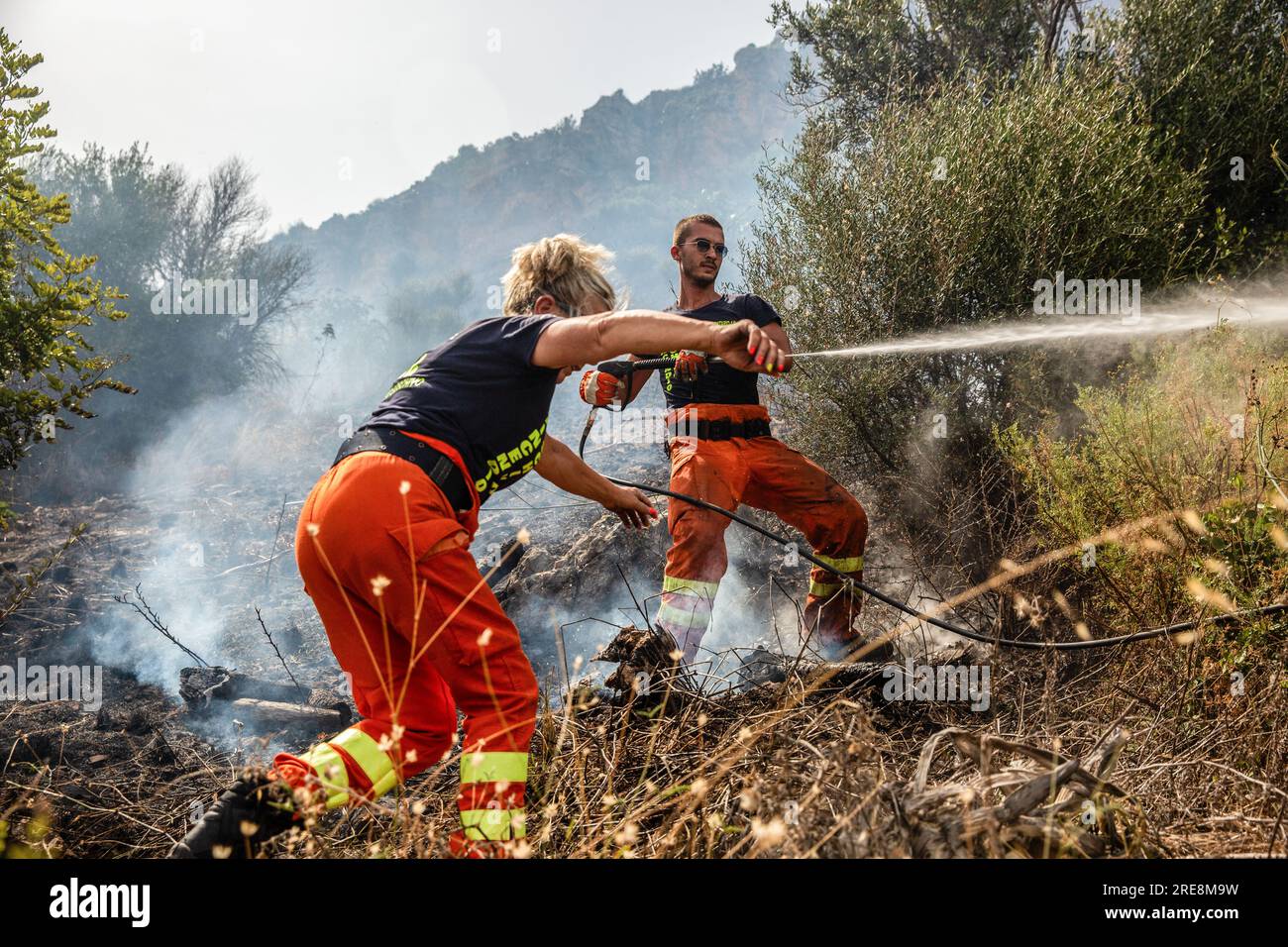 Stilvolle Palermo Feuer Aktuell Fotos
