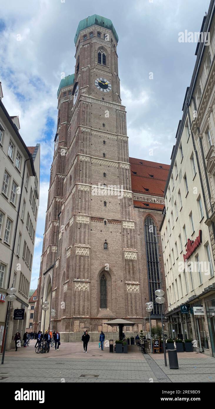 Deutschland Bayern München. Frauenkirche. Der Dom. Stockfoto