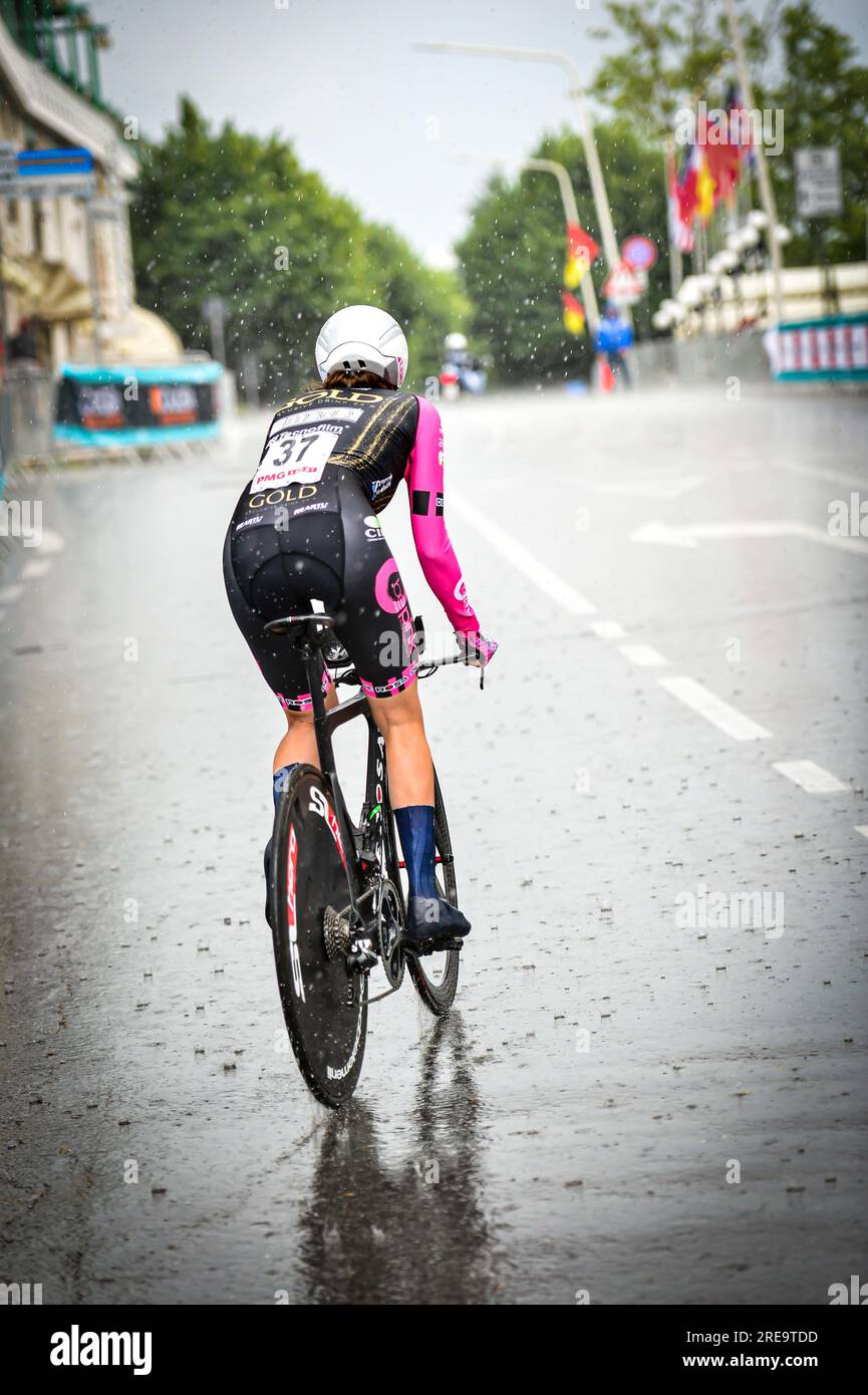 Giro Italy Women - Erste Phase - Zeitversuch Stockfoto