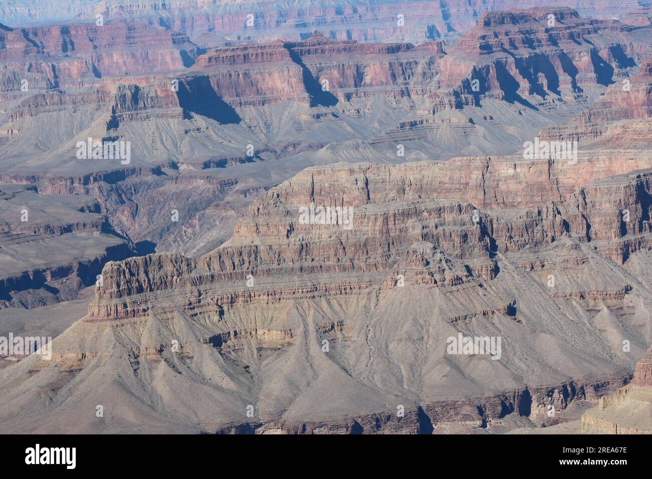 Plötzlich sind die Berge voller Farbe Stockfoto