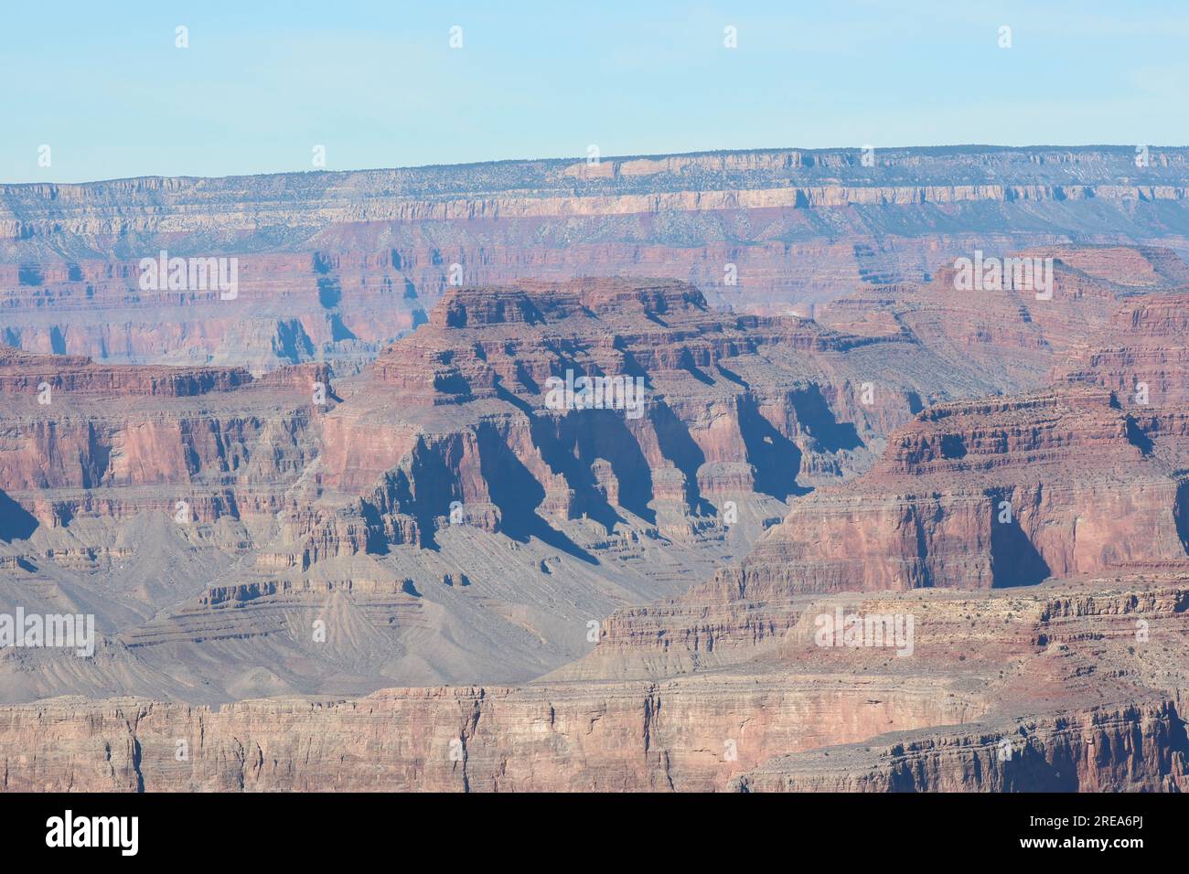 Eine Aussicht, die kilometerlang andauert! Stockfoto