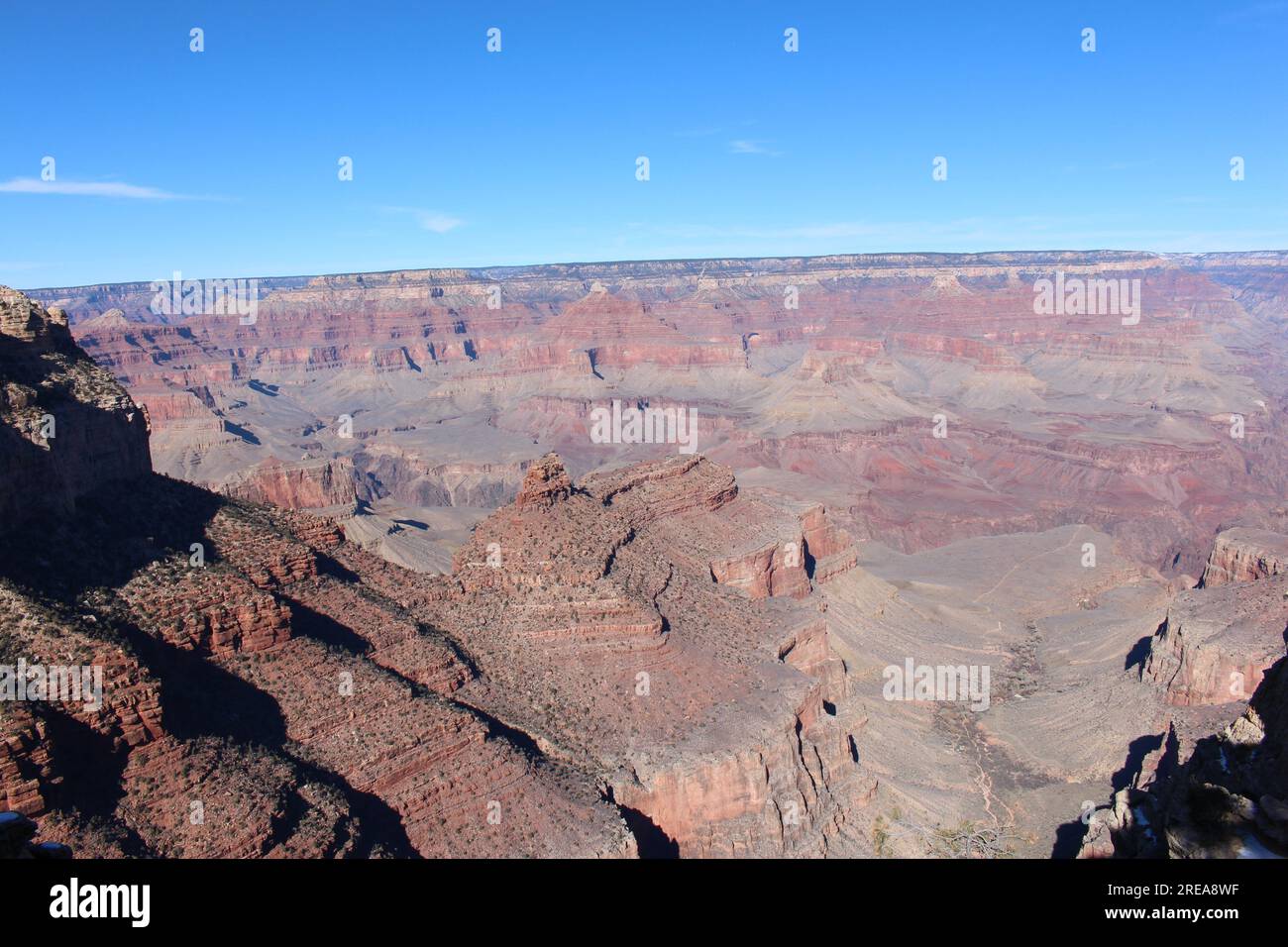 Blick In Den Grand Canyon Stockfoto