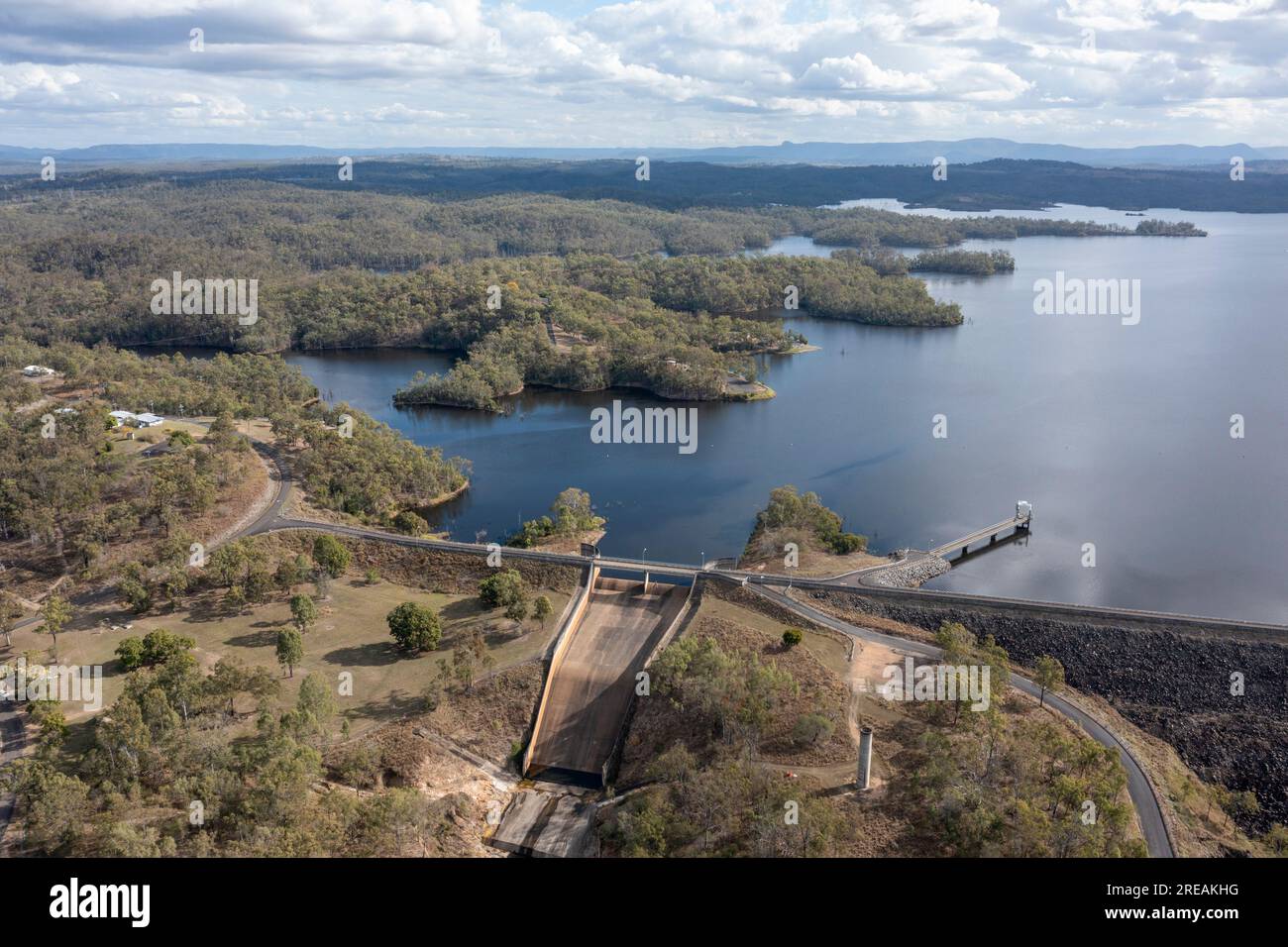 Monduransee bei Gin Gin. Queensland, Australien. Stockfoto