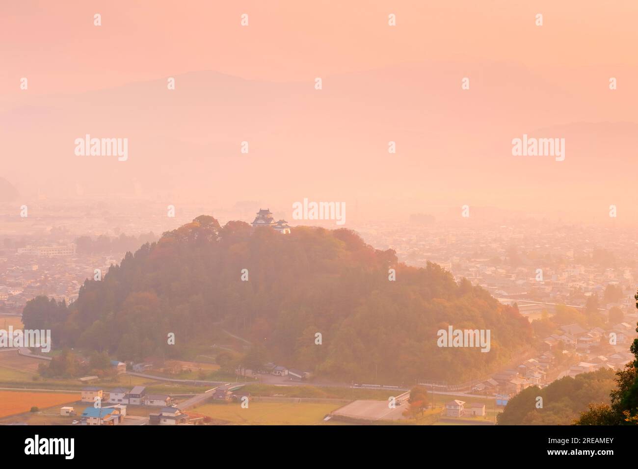 Schloss Echizen Ono Stockfoto