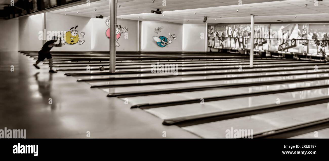 Vintage Lanes Stockfoto