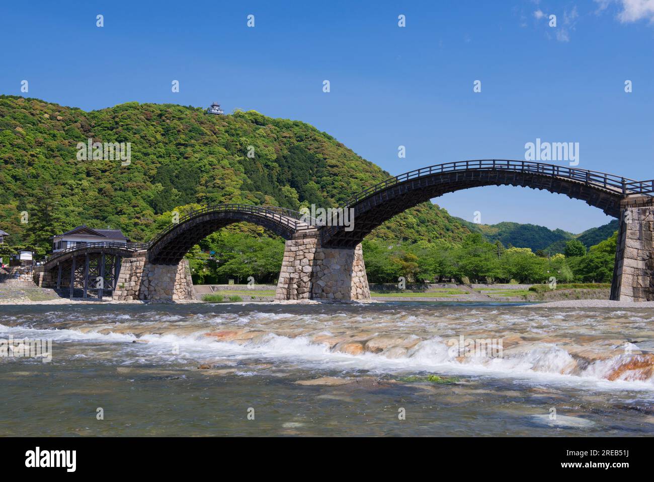 Kintai Brücke Stockfoto