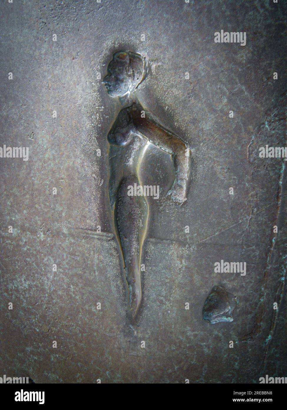 Im FDR Memorial in Washington DC geschnitzte Statuen von Intarsio Stockfoto