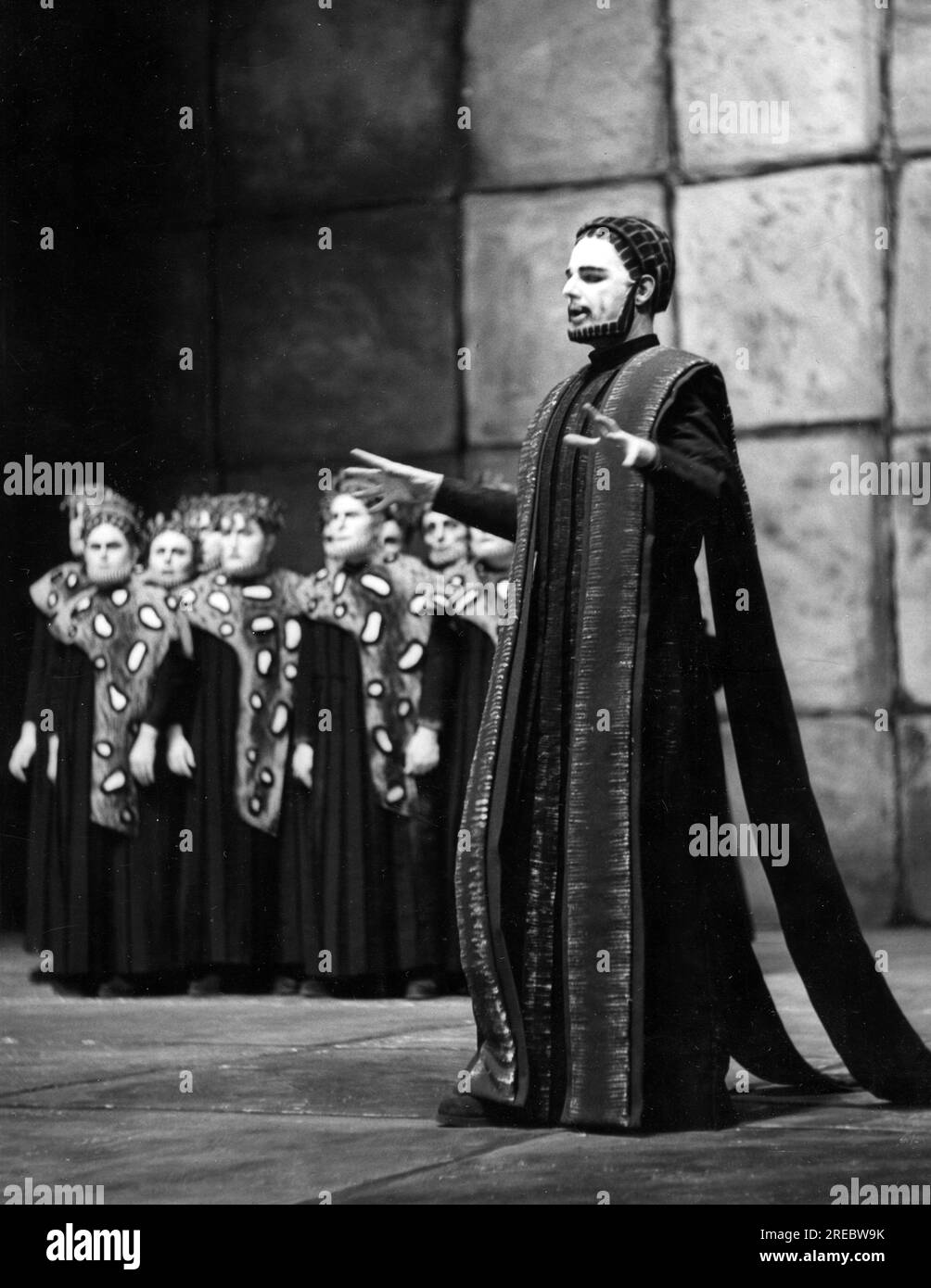 Uhl, Fritz, 2.4.1928 - 21,5.2001, österreichischer Opernsänger (Tenor), auf der Bühne, München, 1970er, ADDITIONAL-RIGHTS-CLEARANCE-INFO-NOT-AVAILABLE Stockfoto