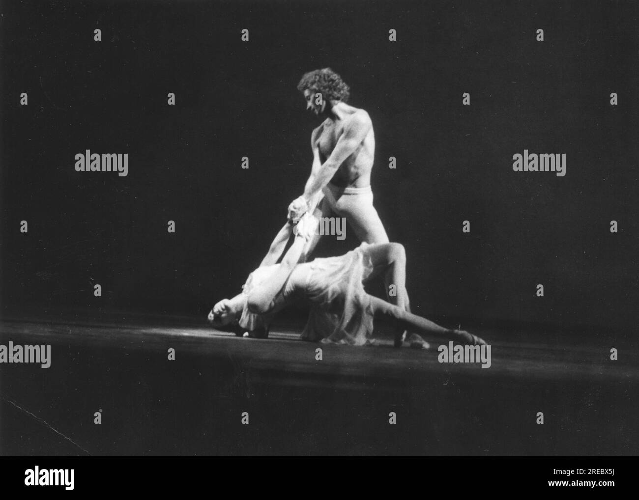 Vamos, Youri, * 21.11.1946, ungarische Tänzerin und Choreograf, mit Constance Vernon, ADDITIONAL-RIGHTS-CLEARANCE-INFO-NOT-AVAILABLE Stockfoto