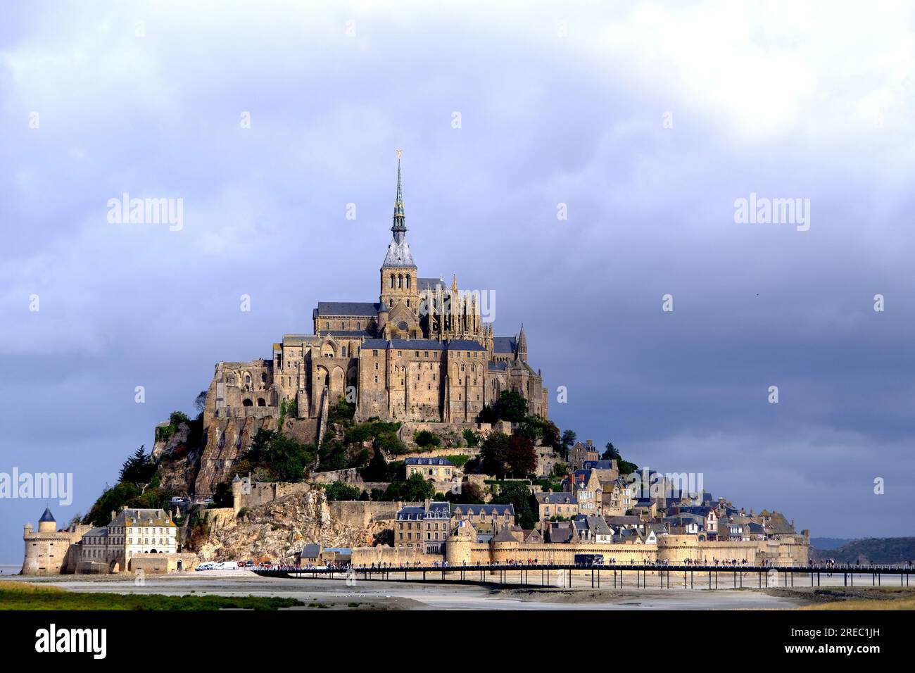 Mont Saint-Michel in der Normandie Frankreich Stockfoto