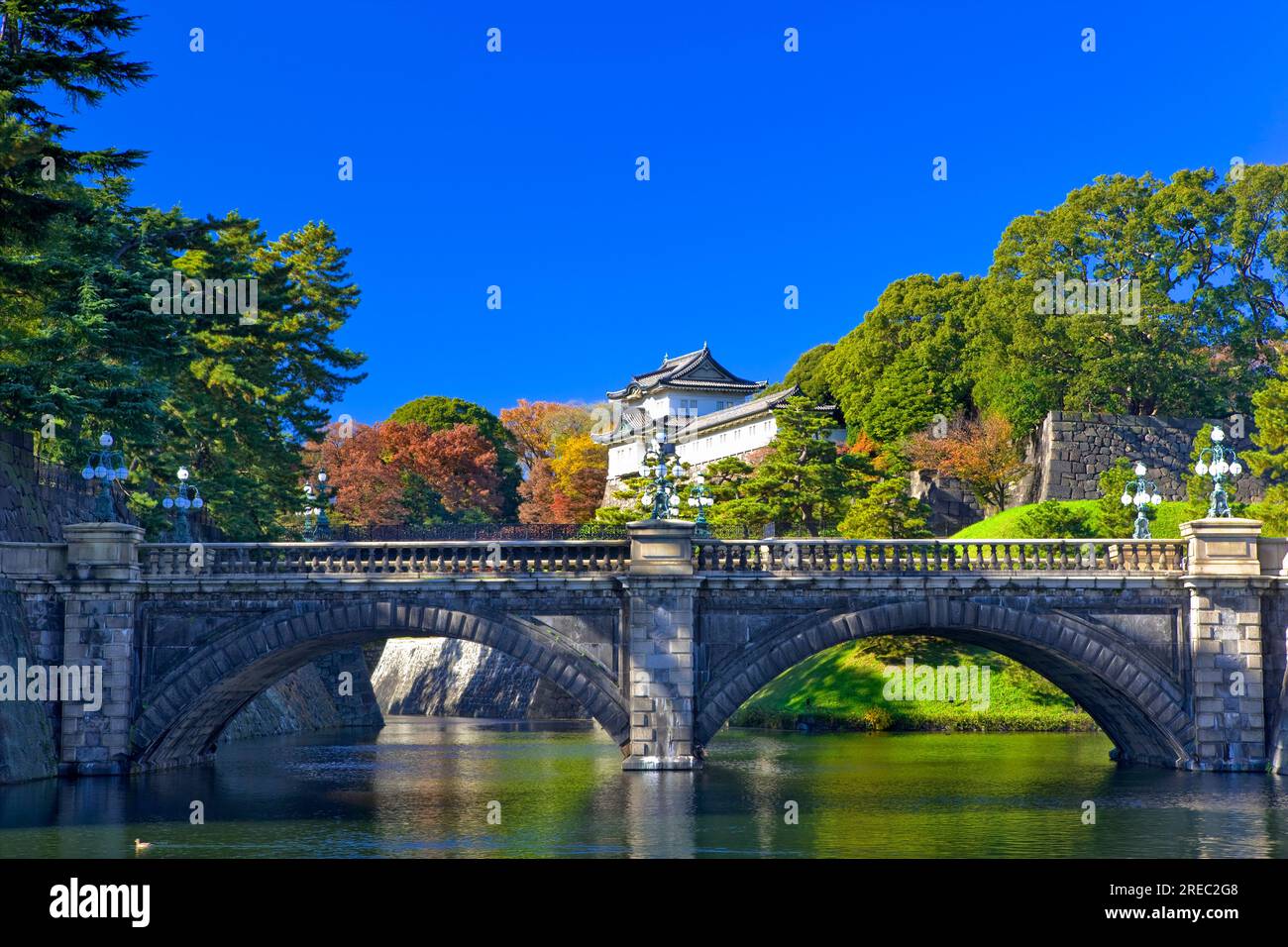 Nijubashi-Brücke Stockfoto