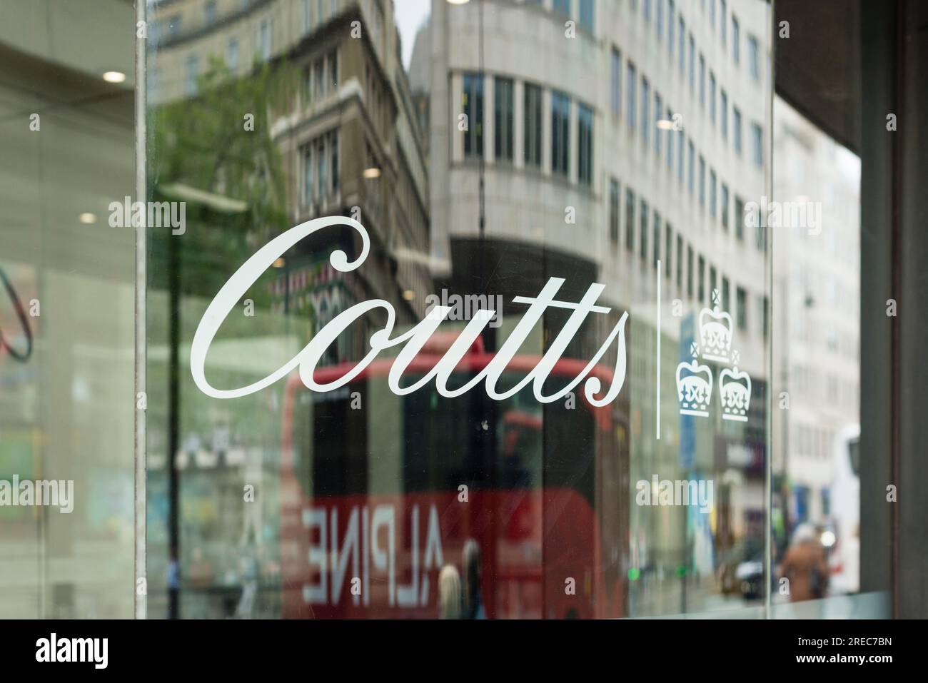 Coutts Private Bank and Wealth Manager, London, Großbritannien Stockfoto