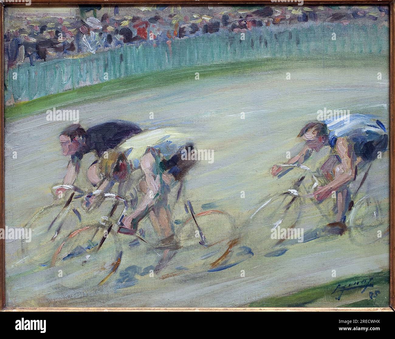 Die letzte Eile. Peinture de Lucien Jonas (1880-1947), huile sur toile 1905, Art francais, 20e Siecle. Musee la Piscine, Roubaix. Stockfoto