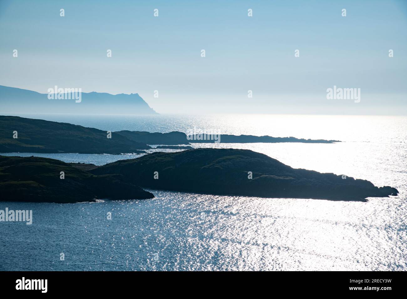 Horne Head aus Rosguill, Atlantic Drive Downings, County Donegal, Irland Stockfoto