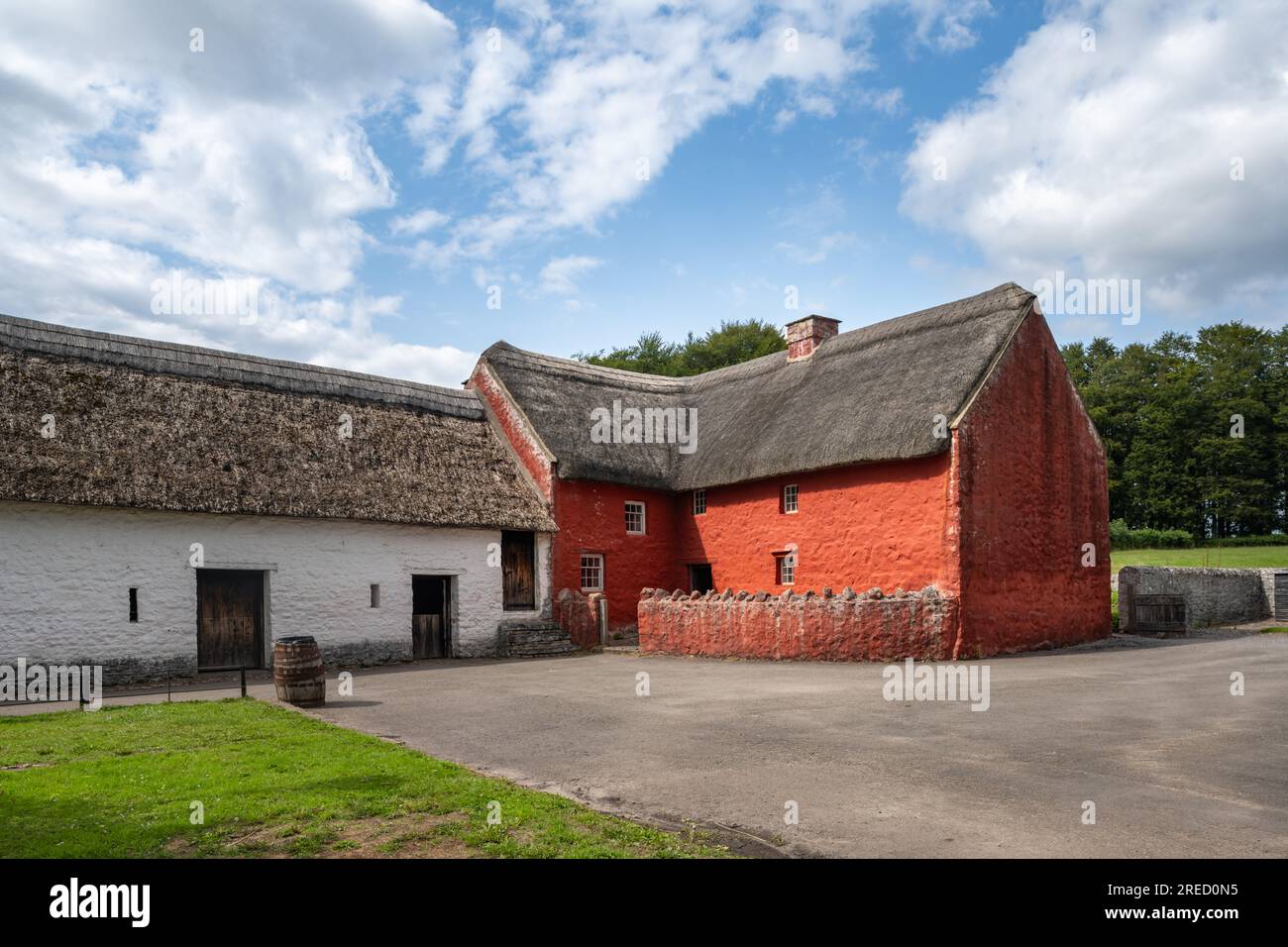 Kennixton Bauernhof, St. Fagans National Museum of History, Cardiff, Wales, Großbritannien Stockfoto