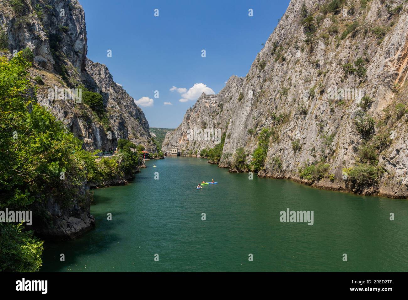 Matka Canyon in Nordmazedonien Stockfoto