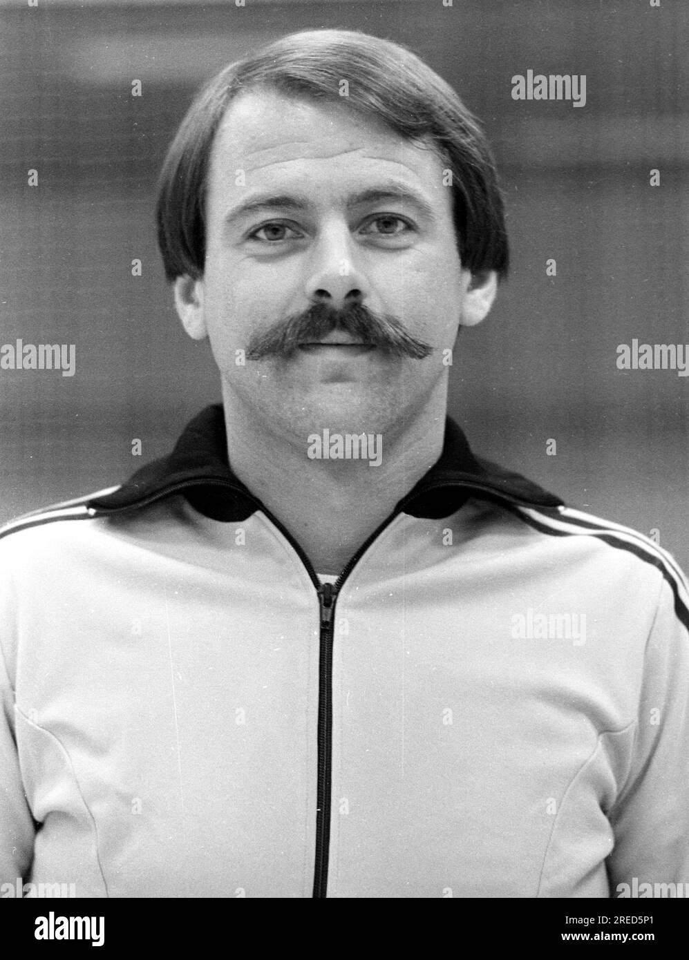 VFL Gummersbach Saison 1979/80. Torwart Rudolf Rauer. [Maschinelle Übersetzung] Stockfoto