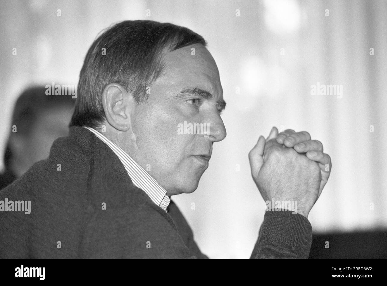 Deutschland, Bonn, 02/09/1992 Archiv: 36-32-07 CDU parlamentarischer Fraktionsvorsitzender Schaeuble Foto: Wolfgang Schaeuble [automatisierte Übersetzung] Stockfoto