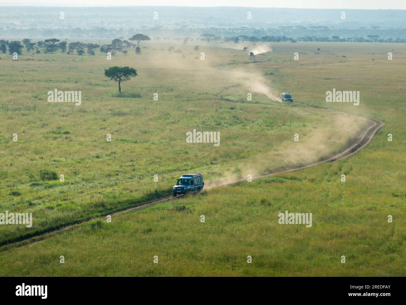 Afrikanische Safari-Landschaft Stockfoto