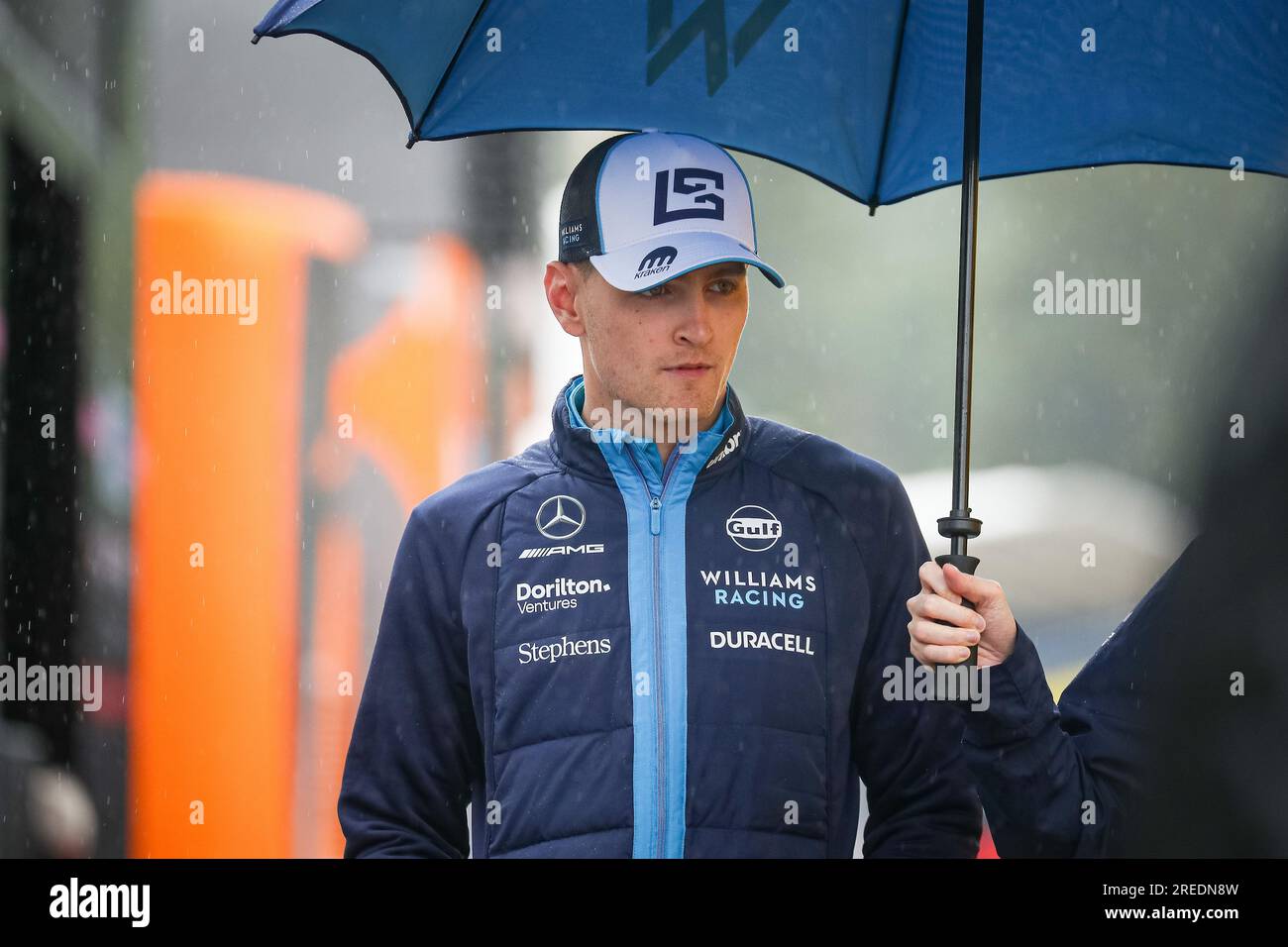 #02 Logan SarSergeant, (USA) Williams Mercedes während der belgischen GP, Spa-Francorchamps 27-30. Juli 2023 Formel 1 Weltmeisterschaft 2023. Stockfoto