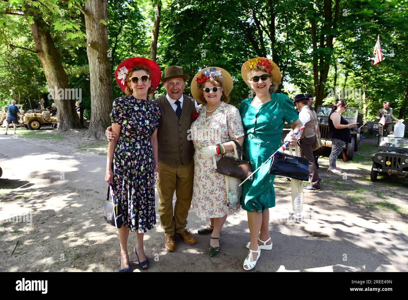Ironbridge, Shropshire, Vereinigtes Königreich, Mai 27. 2023. Das Ironbridge World War Two Weekend Stockfoto