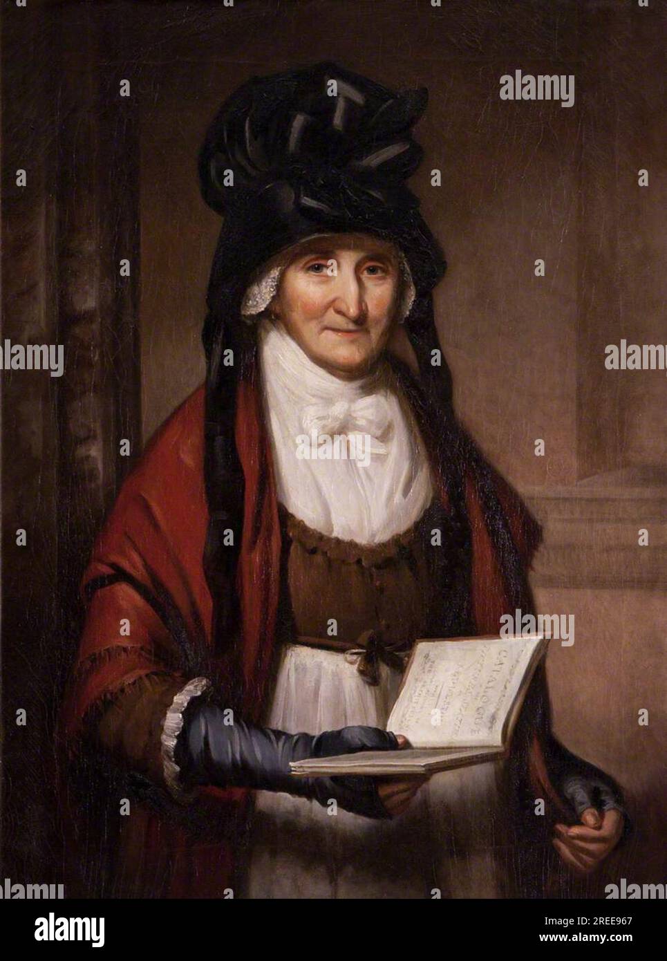 Frau Mary Garnett (1724-1809) in der Marmorhalle um 1800 von Thomas Barber Stockfoto