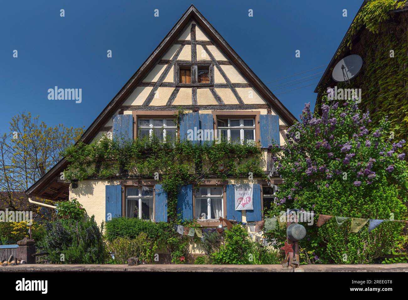 Altes Fachwerkhaus, Baden-Württemberg, Deutschland Stockfoto Altes Fachwerkhaus, Baden-Württemberg, Deutschland Stockfoto