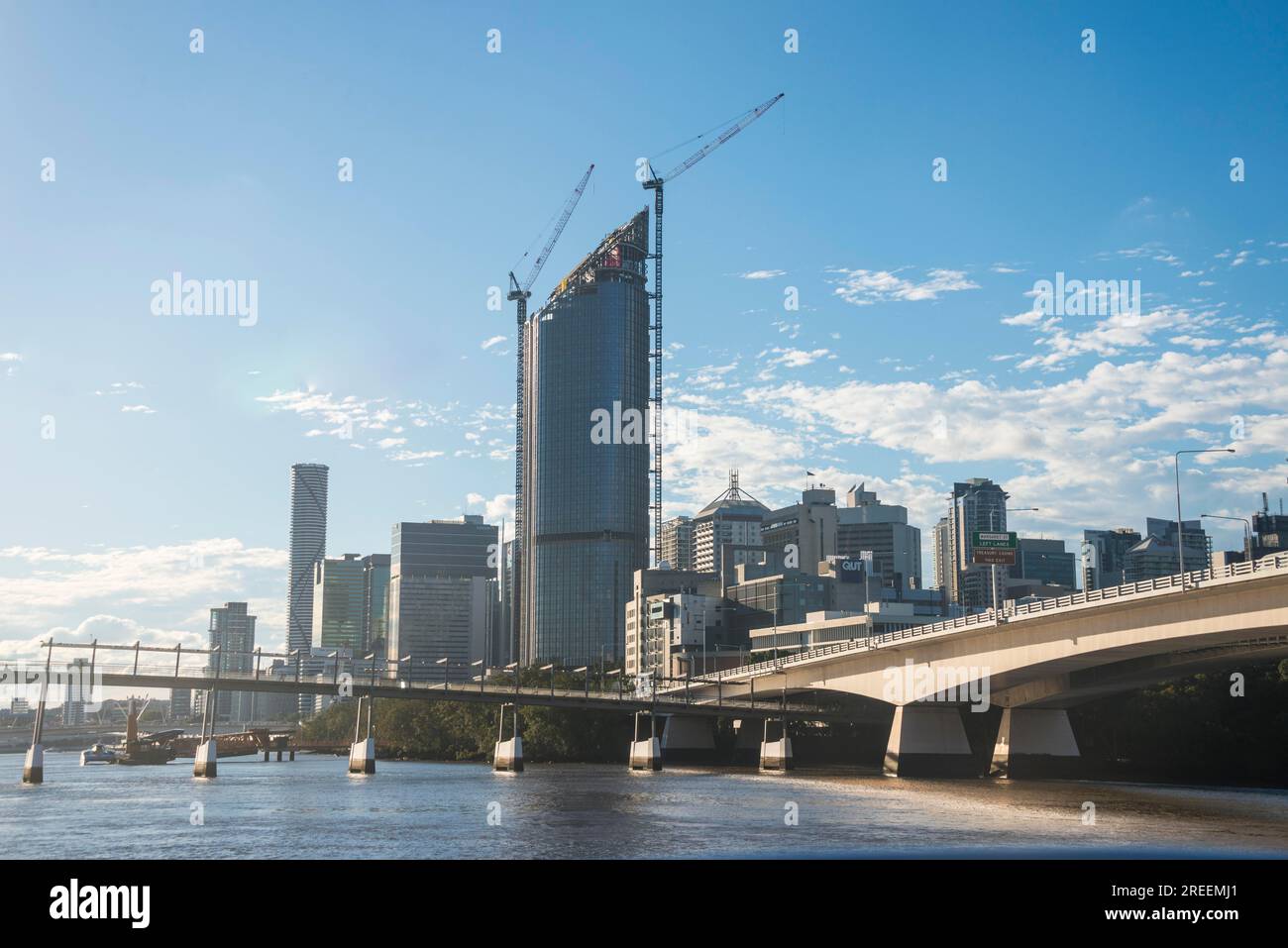 Das zentrale Geschäftsviertel von Brisbane, Queensland, Australien Stockfoto