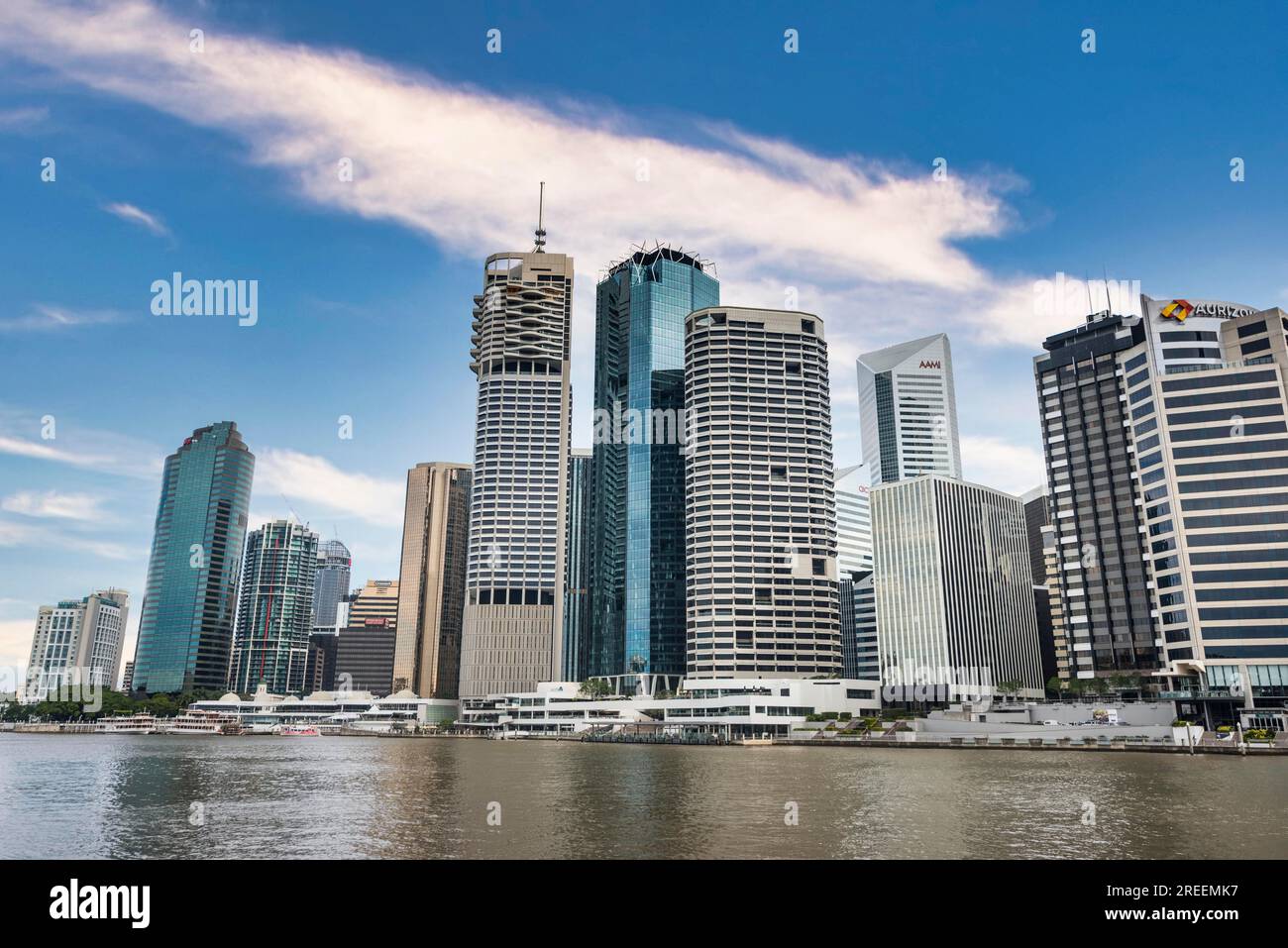 Das zentrale Geschäftsviertel von Brisbane, Queensland, Australien Stockfoto