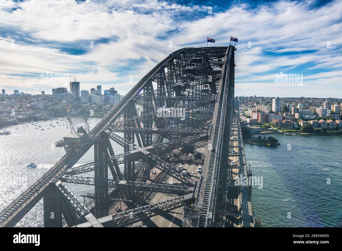 Sydney Harbour Bridge, New South Wales, Australien Stockfoto