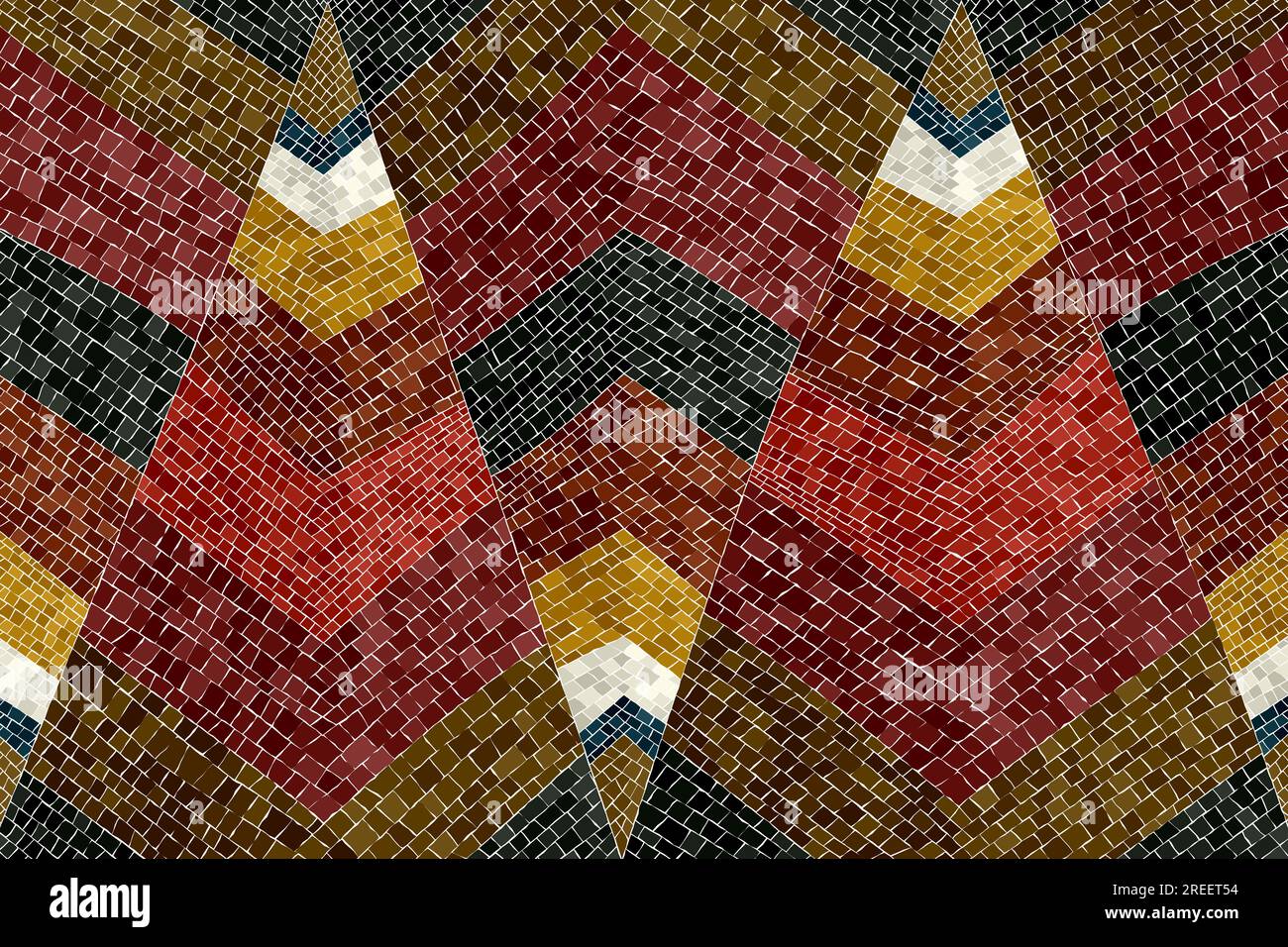 Abstrakter Vektormosaikhintergrund Stockfoto