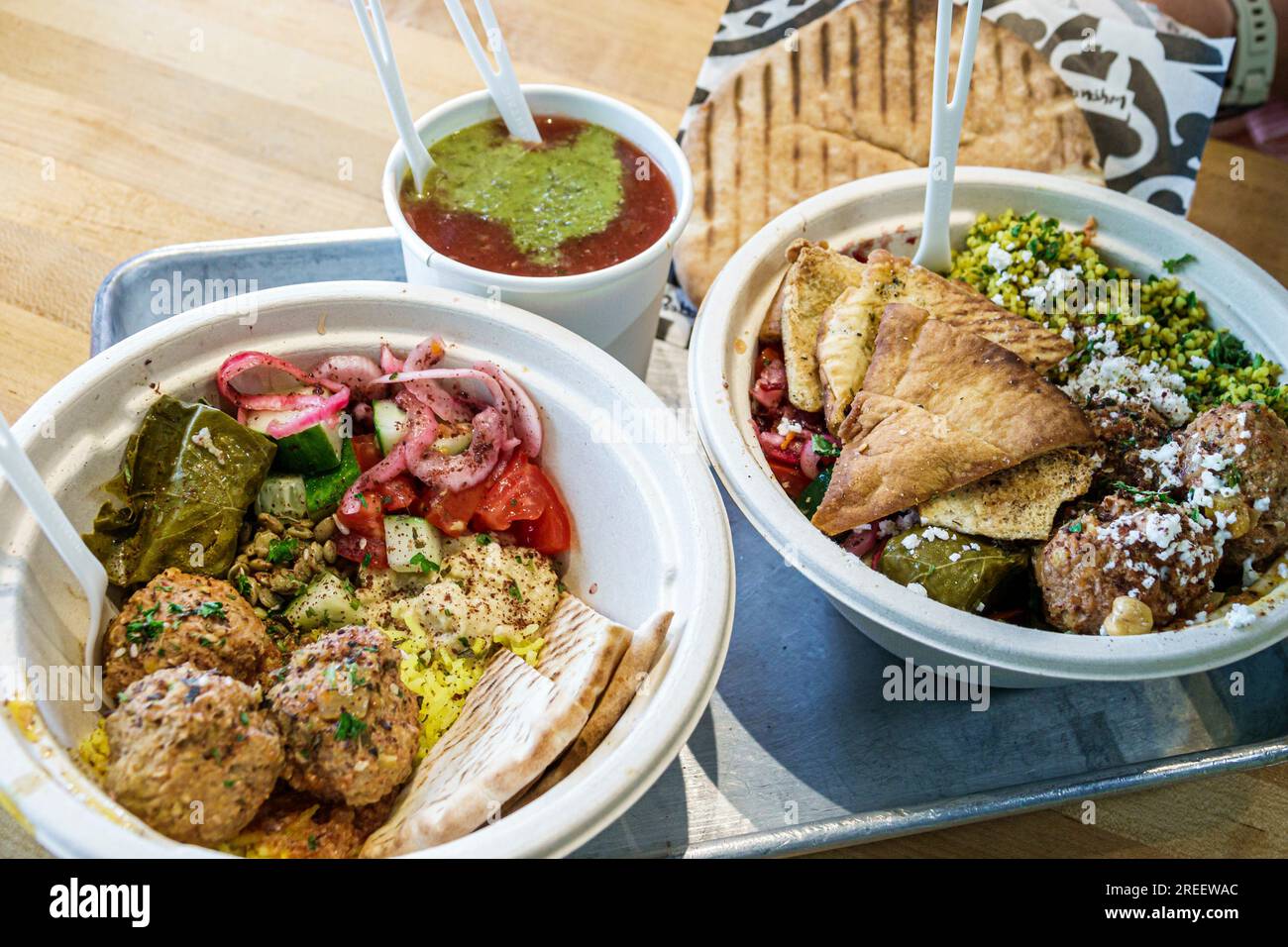 Asheville North Carolina, Baba Nahm Middle Eastern Street Food, Restaurant Dining Dining