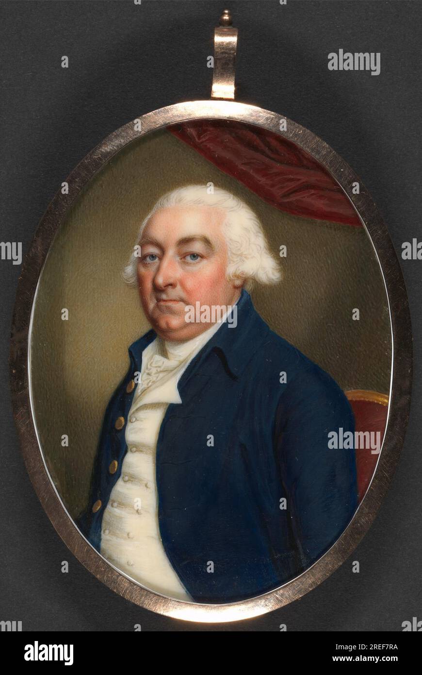 Porträt eines Gentleman 1796 von James Scouler Stockfoto